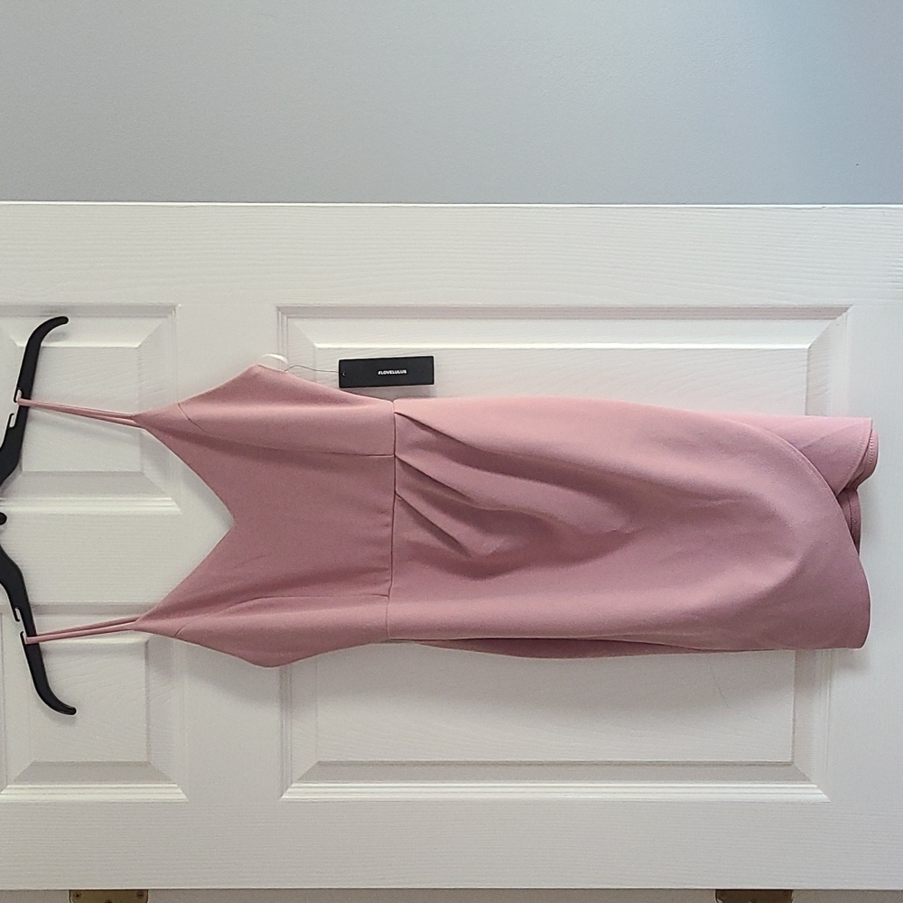 New Lulu's Mauve Spaghetti Strap Dress